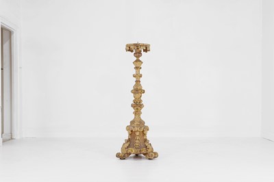 Lot 62 - A carved and gilt torchère