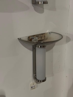 Lot 160 - A set of six Art Deco-style wall lights