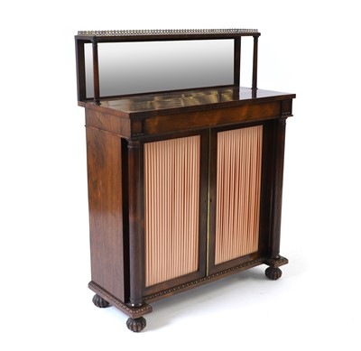 Lot 588 - A George IV rosewood chiffonier