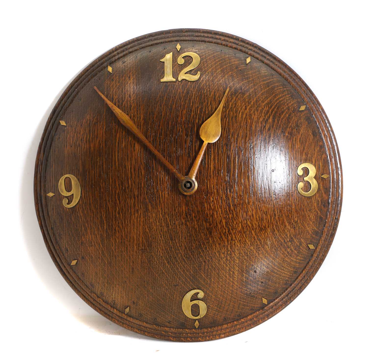 Lot 218 - A Zenith oak wall clock