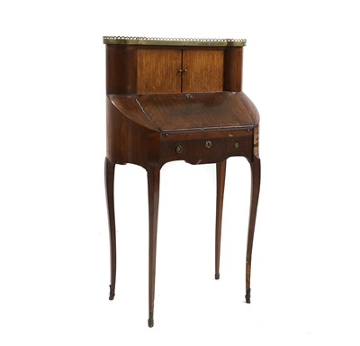 Lot 394 - A French kingwood bonheur du jour