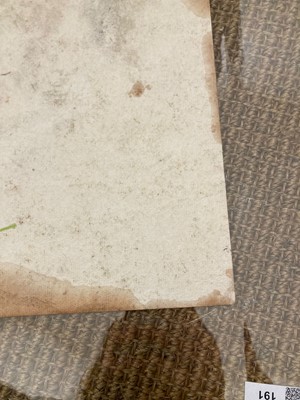 Lot 191 - A large Indian painting of a maharaja on a tiger hunt