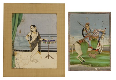 Lot 205 - An Indian painting of a dancing female
