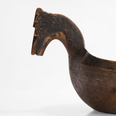 Lot 277 - A Norwegian kjenge or ale bowl