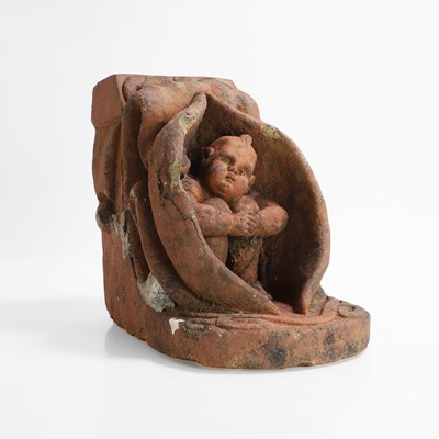 Lot 47 - A terracotta gargoyle attributed to Compton Pottery