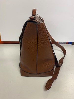 Lot 1472 - Mulberry Chiltern oak grain leather travel bag