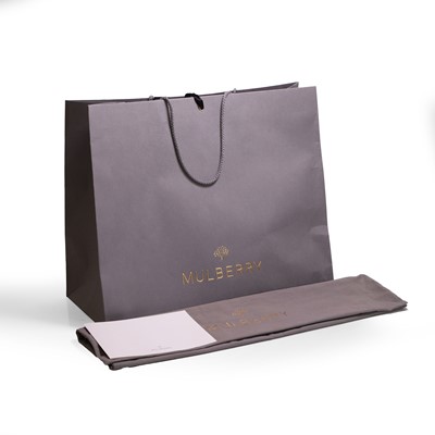 Lot 1468 - A Mulberry crocodile embossed tan leather Bayswater