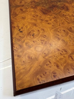 Lot 356 - An inlaid wooden backgammon set