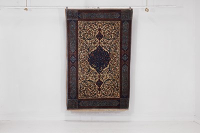 Lot 144 - An Isfahan wool rug