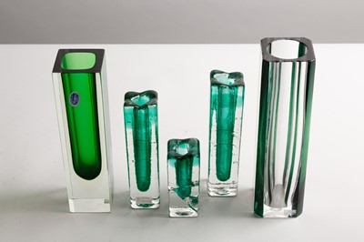 Lot 284 - Two Murano glass vases