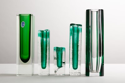 Lot 284 - Two Murano glass vases