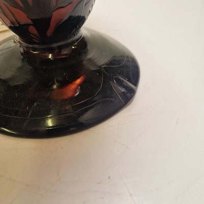 Lot 66 - A cameo glass lamp