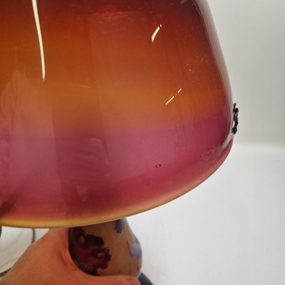 Lot 66 - A cameo glass lamp