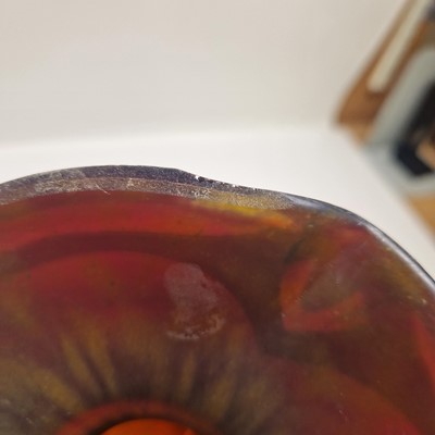 Lot 66 - A cameo glass lamp