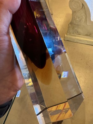 Lot 283 - Three Murano Sommerso glass vases