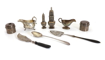 Lot 11 - A collection of silver items