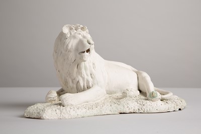 Lot 162 - A collection of four plaster animals
