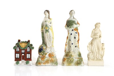 Lot 210 - A group of English pottery