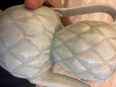 Lot 57 - A Chinese Qingbai ware ewer and cover