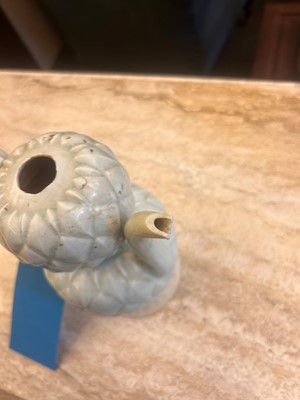 Lot 57 - A Chinese Qingbai ware ewer and cover