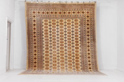 Lot 425 - A wool carpet of Tekke Bokhara design