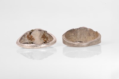 Lot 309 - Two carnelian-set intaglio rings