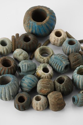 Lot 307 - A group of faience beads