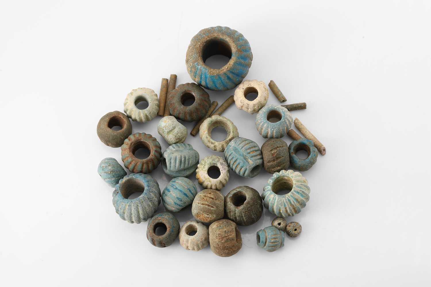Lot 307 - A group of faience beads