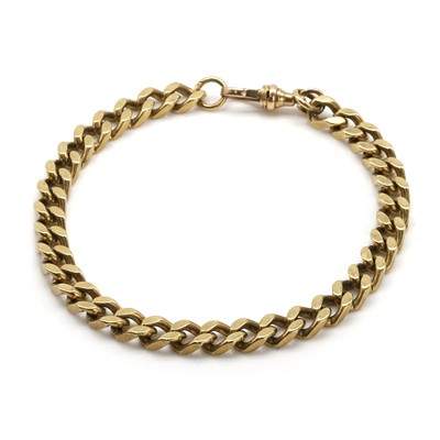 Lot 494 - A 9ct gold curb link bracelet