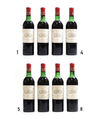 Lot 49 - Chateau Margaux, Margaux, 1967