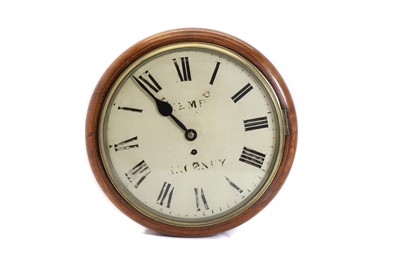 Lot 220 - A Victorian fusee wall clock