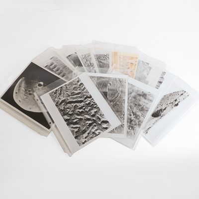 Lot 378 - A collection of vintage NASA photographs of Mars