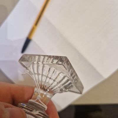 Lot 24 - A near pair of glass rummers