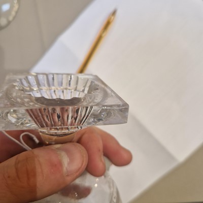 Lot 24 - A near pair of glass rummers