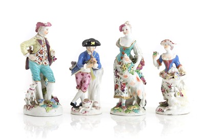 Lot 170 - A group of porcelain figures