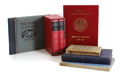 Lot 384 - A collection of military books