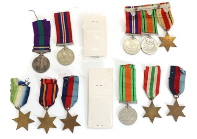 Lot 370 - A selection of Second World War medals