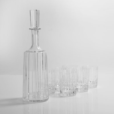 Lot 217 - A Baccarat 'Harmonie' pattern glass whisky service