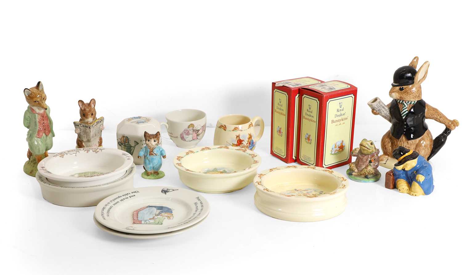 Lot 205 - A collection of Beswick/Beatrix Potter figures