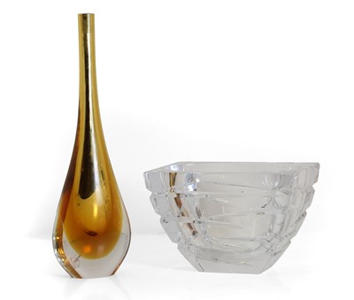 Lot 258 - A Murano sommerso glass vase