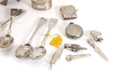 Lot 51 - A silver fob watch