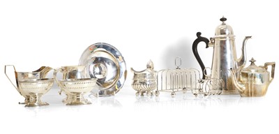 Lot 67 - A silver tea service