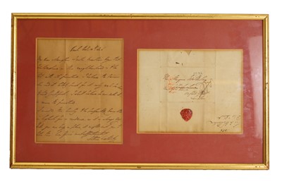 Lot 442 - A letter written by Arthur Wellesley, The Duke of Wellington