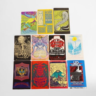 Lot 171 - Psychedelic San Francisco rock concert promotional cards