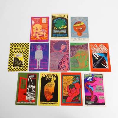 Lot 170 - Psychedelic San Francisco rock concert promotional cards