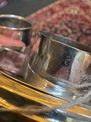 Lot 8 - A George II silver tea caddy