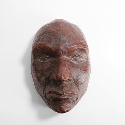 Lot 44 - A strange group of papier mâché masks
