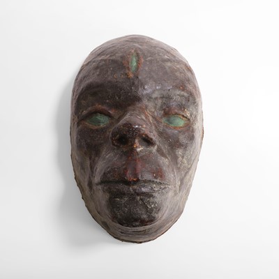 Lot 44 - A strange group of papier mâché masks