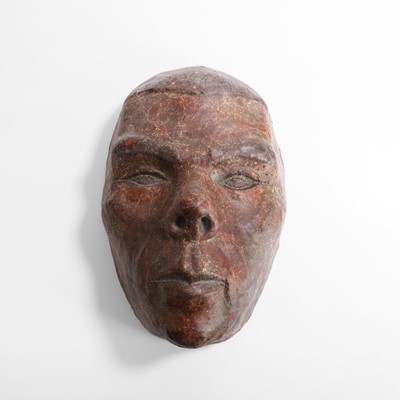 Lot 44 - A strange group of papier mâché masks