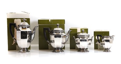 Lot 48 - A Christofle silver plated four piece tea service